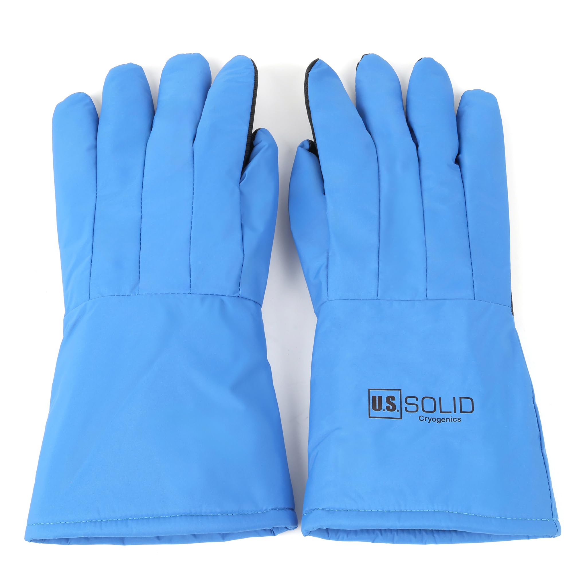 U.S. Solid Gants cryogéniques, protection contre l'azote liquide, -195 °C, résistance aux basses températures (38 cm, antidérapants)