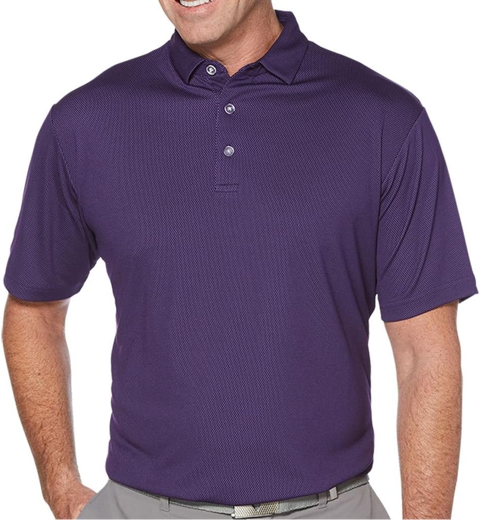 Callaway Men's Basics Short Sleeve Birdseye Polo Shirt
