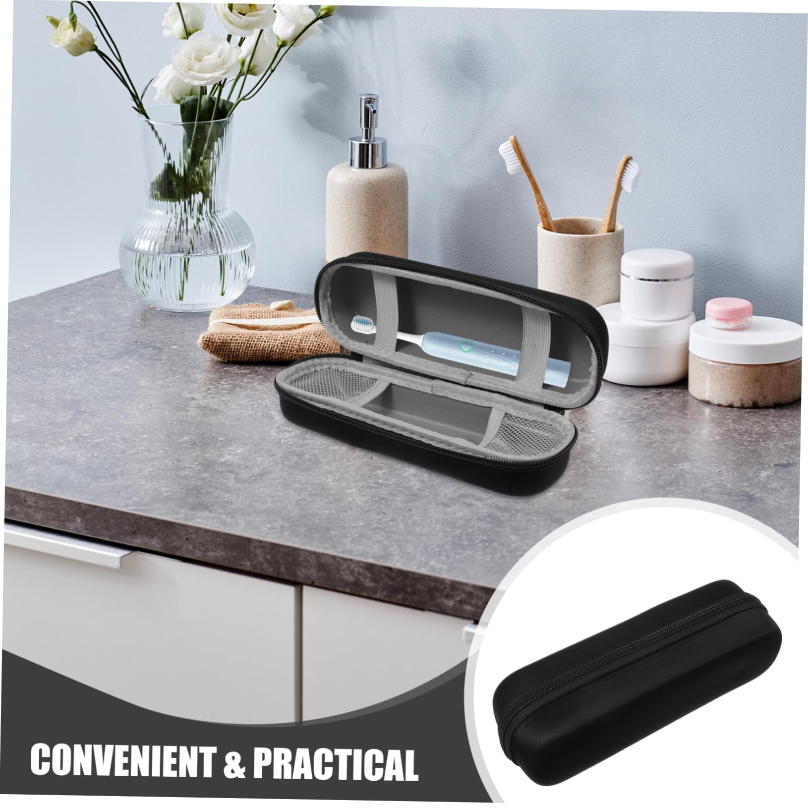 Didiseaon 5 Unidades De Estuches De Viaje para Pasta De Y Cepillos De Caja De Almacenamiento Portátil para Cepillos De Eléctricos Resistentes Y Duraderos.