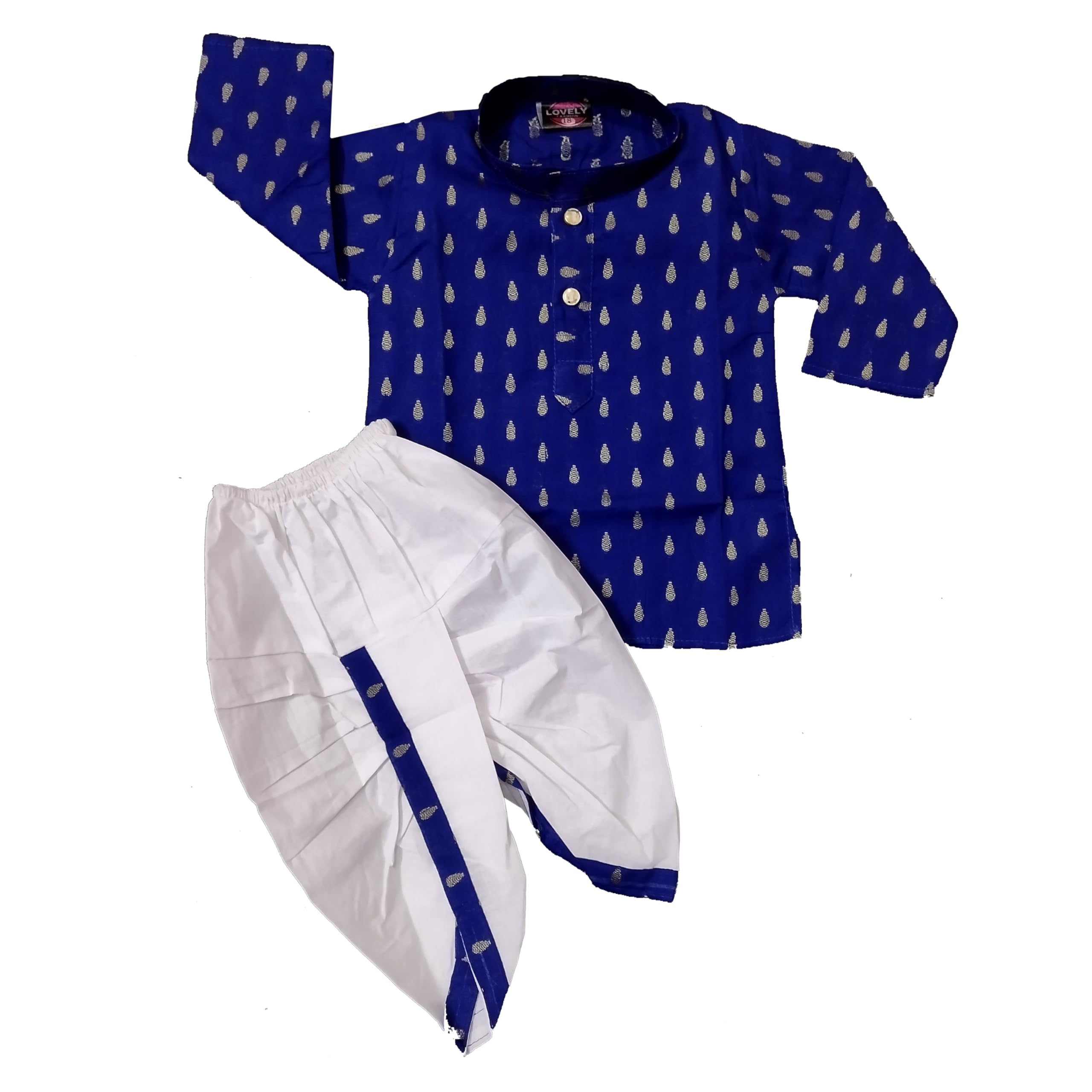 GenericDhoti Kurta Set for Kids | Pure Cotton Kurta Pyjama Set for Boys