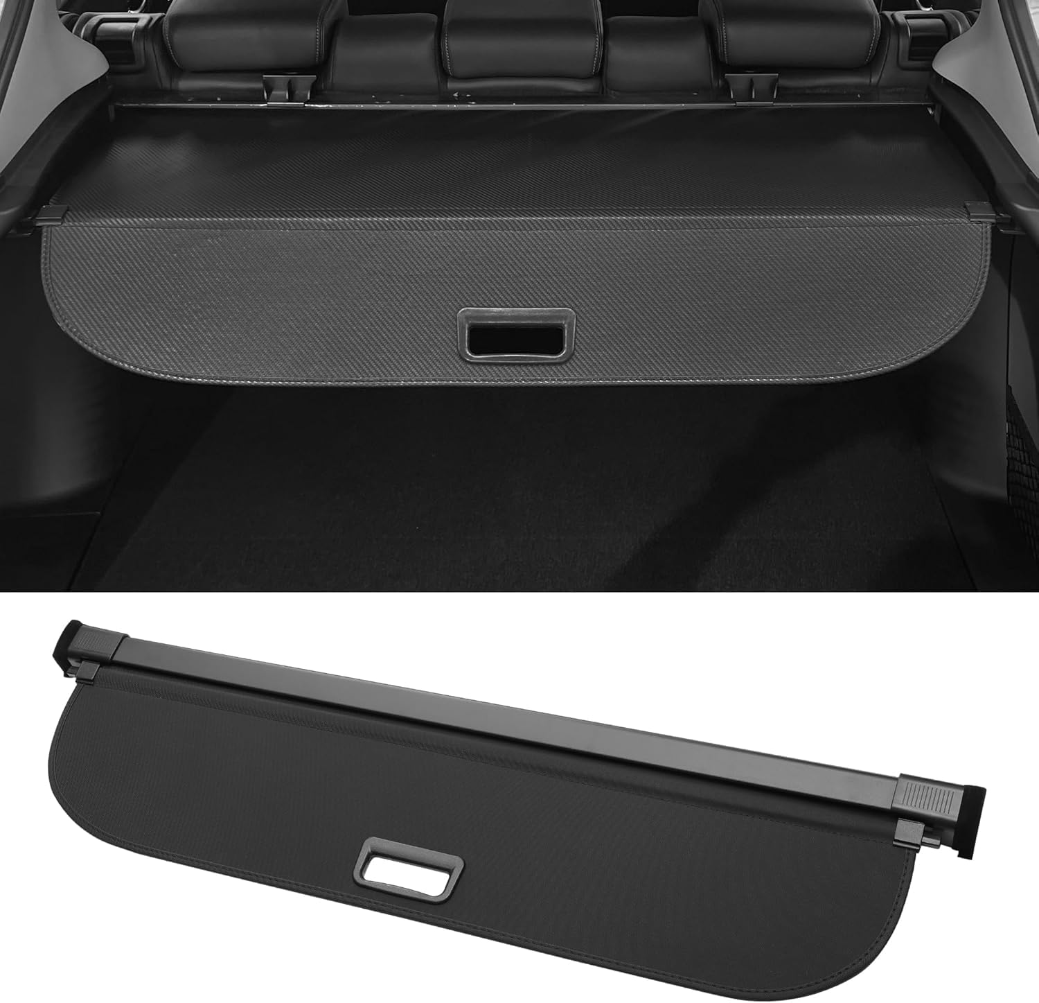 PANXUC Rear Boot Cargo Cover Curtain For Q3 2015-2018, Trunk Retractable Cargo Cover Shield Shade Curtain Partition Board Privacy Blinds