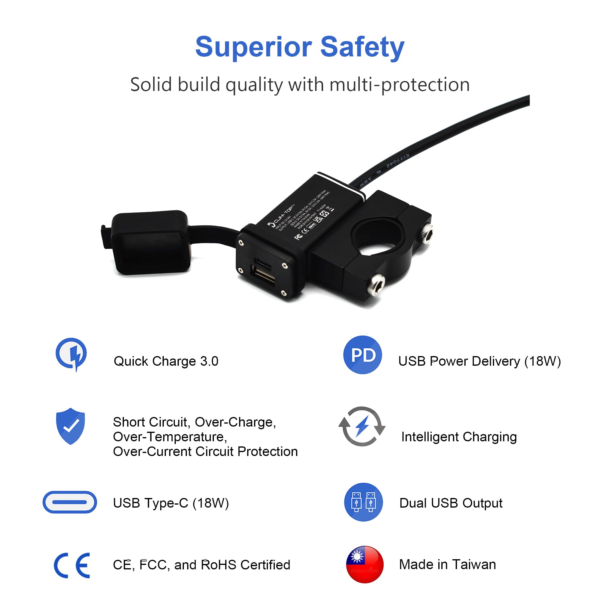 USB充電器 10W Amazon.co.jp: ZMAYASTAR バイク USB電源 USB充電器 USB2ポート