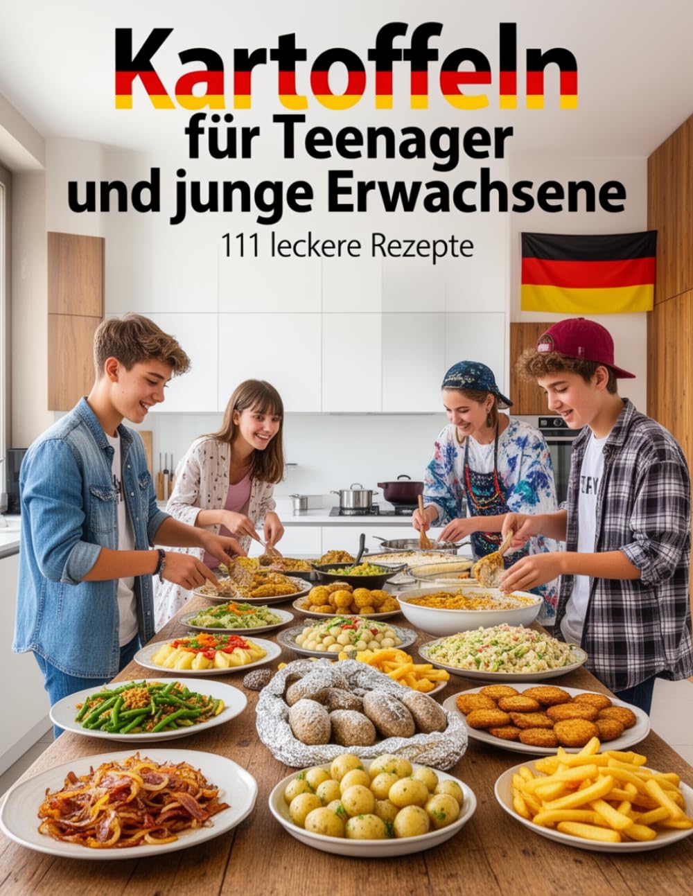 Kartoffeln für Teenager und junge Erwachsene - 111 leckere Rezepte: Klöße, Puffer, Aufläufe & mehr! Schnell, Einfach & Lecker! (Kochen & Backen für Teenanger und junge Erwachsene)