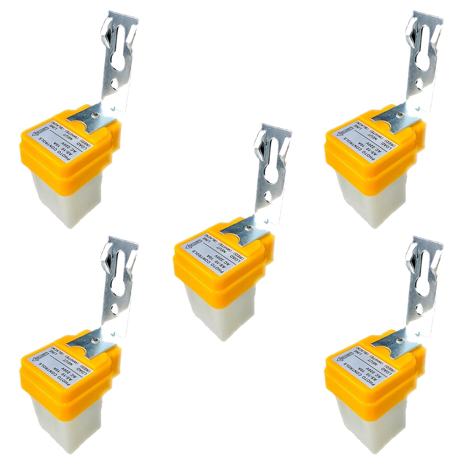 LEYDEN® AS-10 230 Volt AC, 10A Auto Day Night ON/Off Switch, Photocell LDR Sensor Switch for Street Light, Lamps, Etc. Water Proof Lighting Switch Electrical Switch (Pack of 5) LEYDEN® AS-10 230 Volt AC, 10A Auto Day Night ON/Off Switch, Photocell LDR Sensor Switch for Street Light, Lamps, Etc. Water Proof Lighting Switch Electrical Switch (Pack of 5)