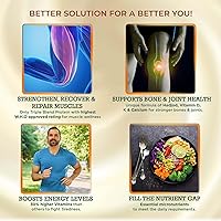 Vista 4 de Pro-Strength Nutrition 14.11 oz Bebida nutricional completa para hombres y mujeres Músculo, hueso, salud de las articulaciones Rica en proteínas