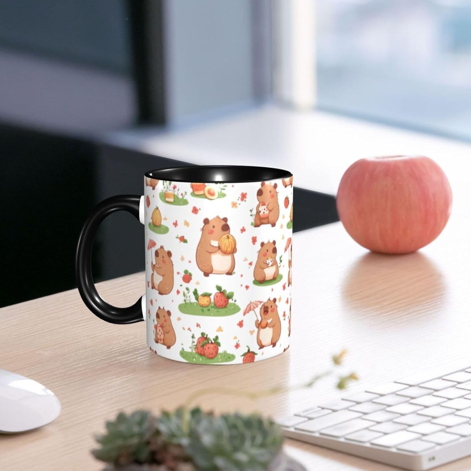 Animal Coffee Mug 11 OZ Ceramics Tea Cup Women Men Gifts Office Home Microwaveable & Dishwasher Safe Christmas Birthday - Image 6