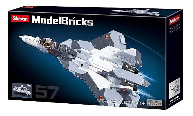 Foto 5 de 5 de Sluban ModelBricks - su - 57 Fighter 2 en 1 893PCS, M38-B0986