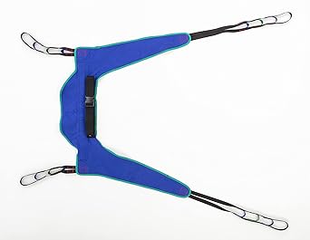 Invacare R121 Reliant Toileting Sling for Patient Lifts, Solid Polyester Fabric, Large