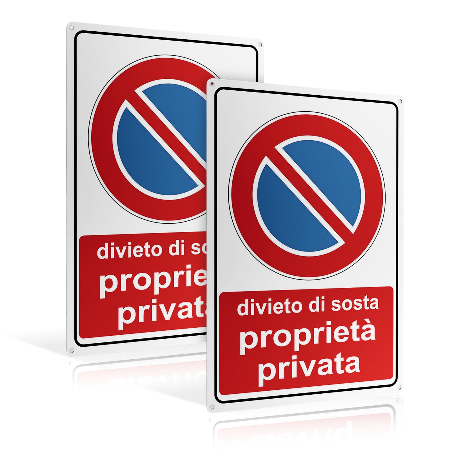 Cartello 'Proprietà Privata' In Alluminio 30x20cm, Riflettente