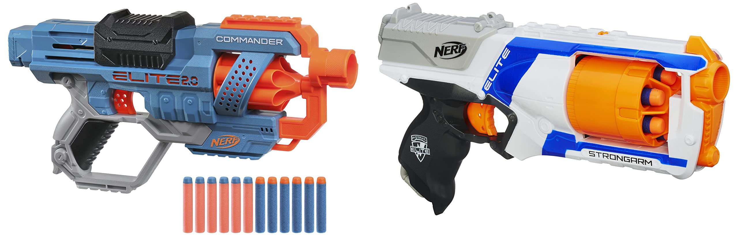 Nerf Elite 2.0 Commander Rd-6 Blaster,12 Darts,6-Dart Rotating