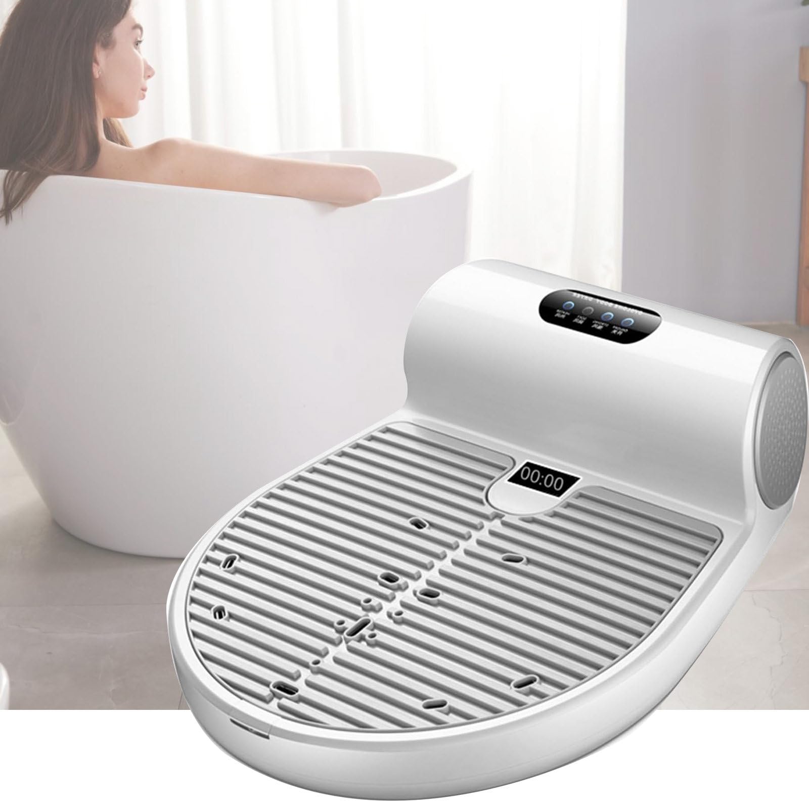 Generic Body Hair Dryer 1350W Negative Ions Body Heater Blow Dryer Waterproof All-Round Quick-Drying Body Dryer Household Bathroom