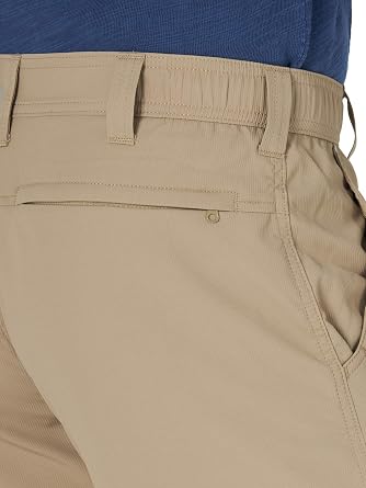 Wrangler Authentics Men's Performance Side Elastic Utility Short
