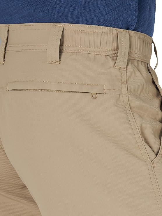 Wrangler Authentics Men's Performance Side Elastic Utility Short