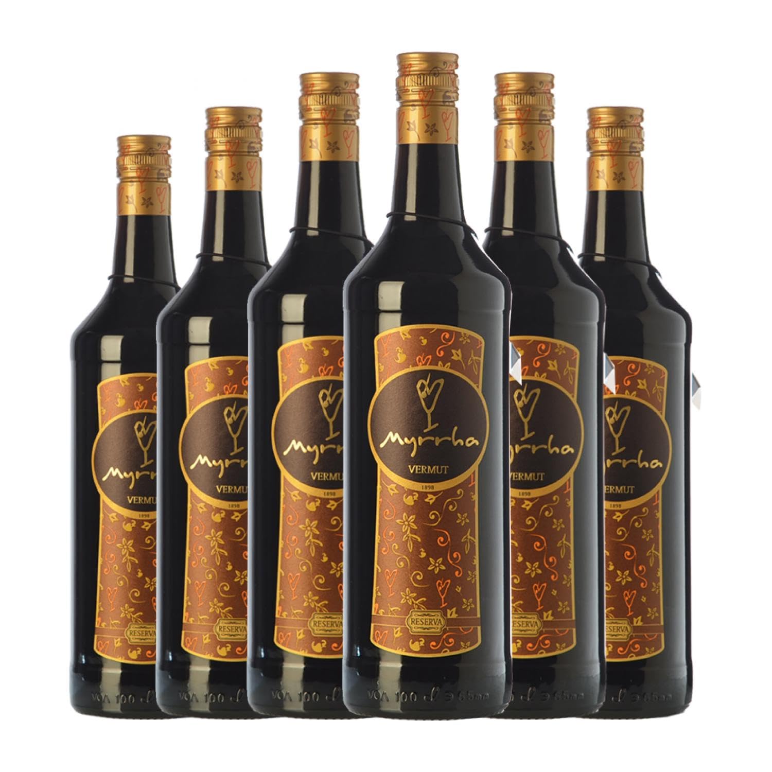 Vermut Padró Myrrha Reserva Botella Misil 1 L (Caja de 6 Botella Misil de 1 L)