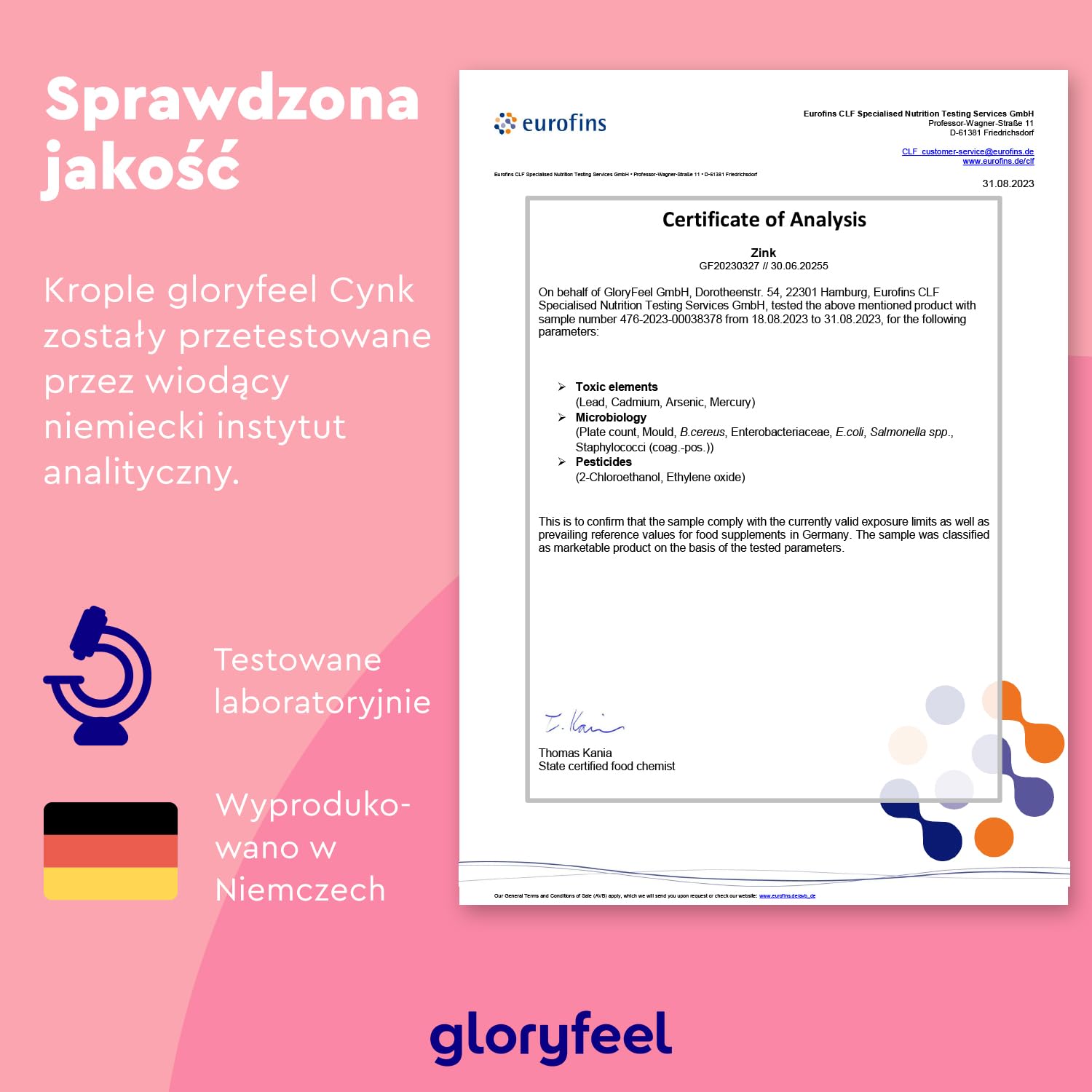 Krople cynku - 100ml (3400 kropli) - Premium: siarczan cynku w płynie (cynk jonowy) - Bezalkoholowy i wegański - Jakość marki przetestowana laboratoryjnie, wyprodukowane w Niemczech