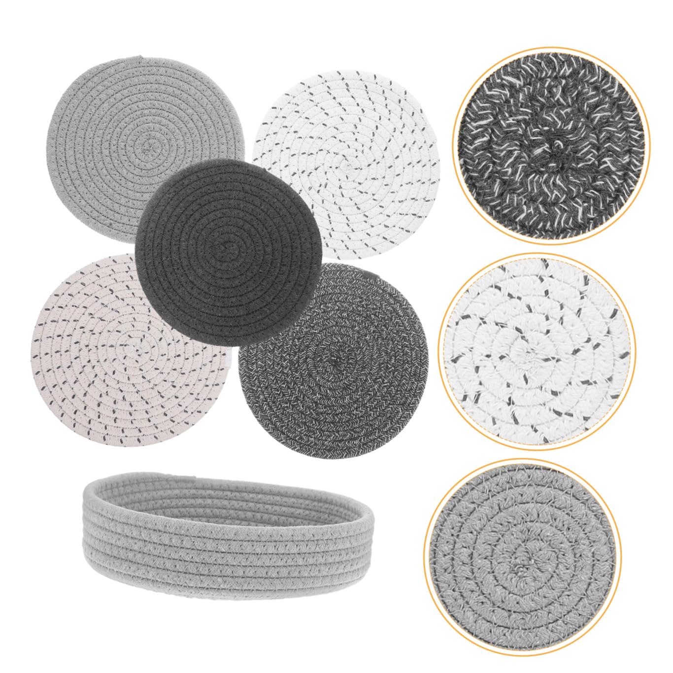 Dessous de plat coton anti-brûlure pour protéger vos tables des plats chauds