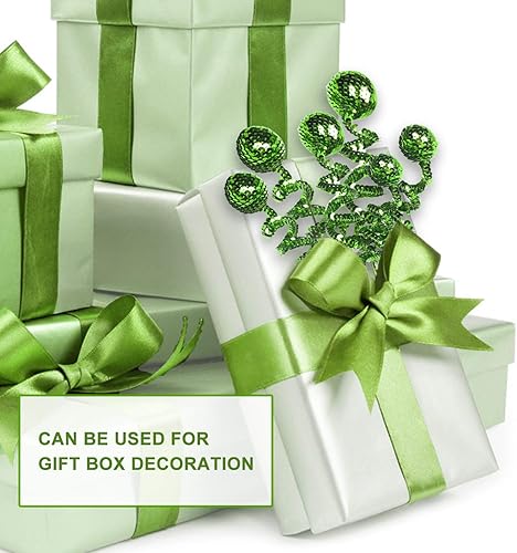 Miniatura 2 de Juego de 6 adornos de Navidad plateados, tubo con lentejuelas y esferas, decoración de Navidad, decoración de árbol de Navidad, decoración perfecta