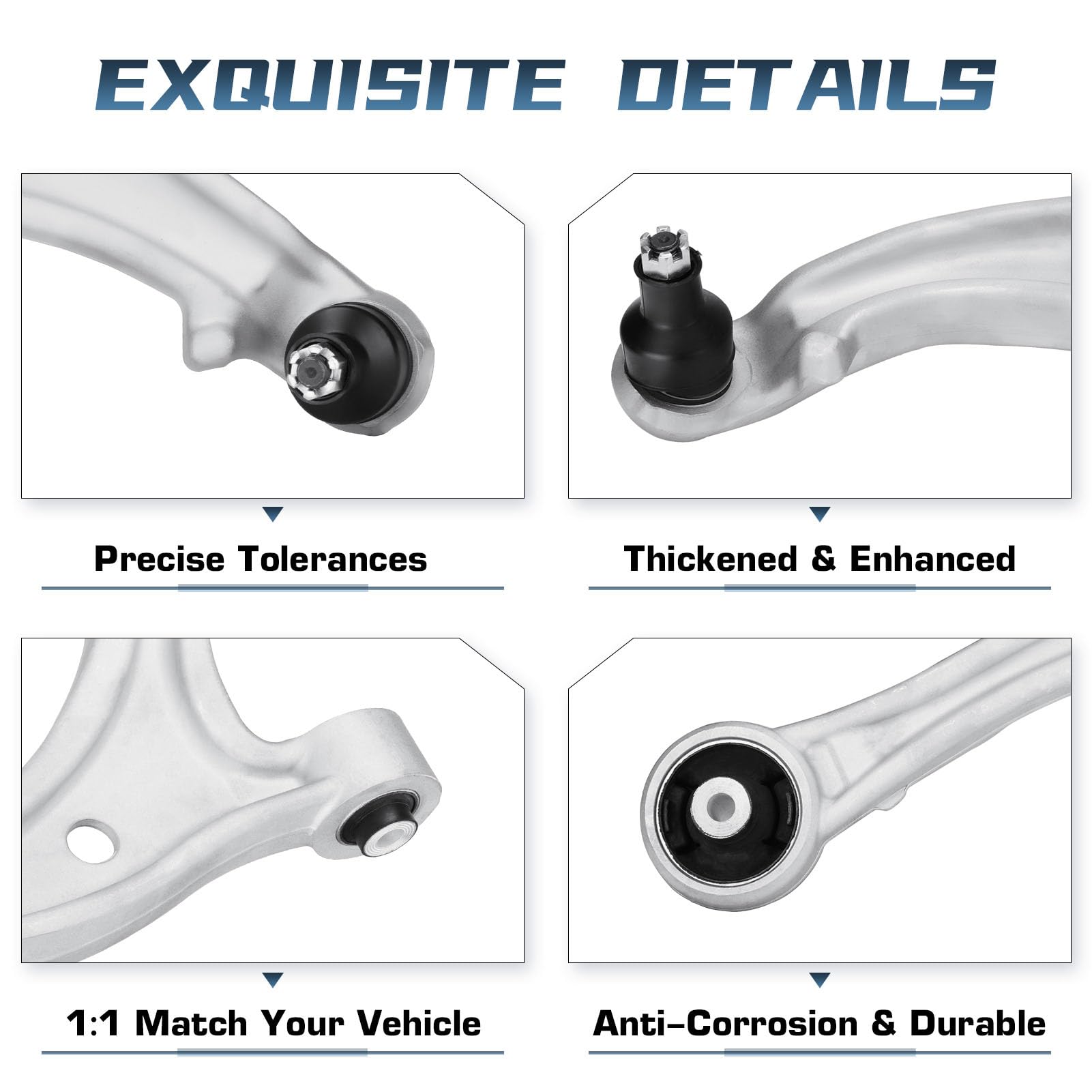 Front Right Lower Control Arm With Ball Joint For 2005-2006 Honda Odyssey - Passenger Side, 10-Year Warranty 10 thumbnail image