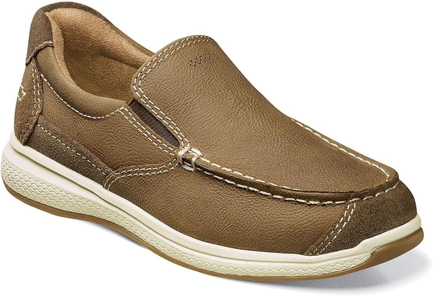 Florsheim Great Lakes Moc Toe Slip-On Jr Boys' Toddler-Youth Slip On - Image 3