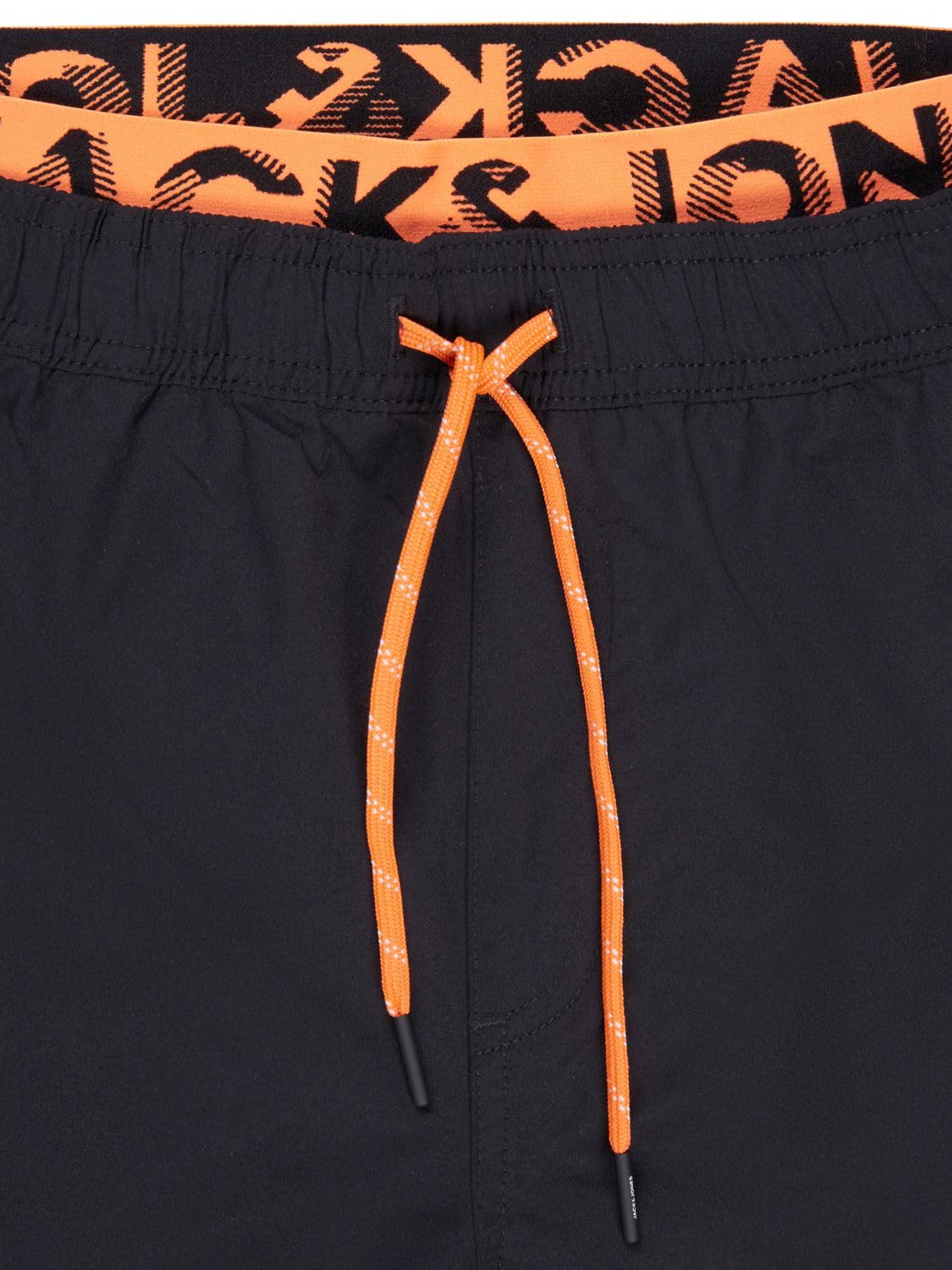 JACK & JONES Maui JJSWIM Short de bain long pour homme Taille double Noir/bleu/corail Tailles S M L XL XXL 3XL