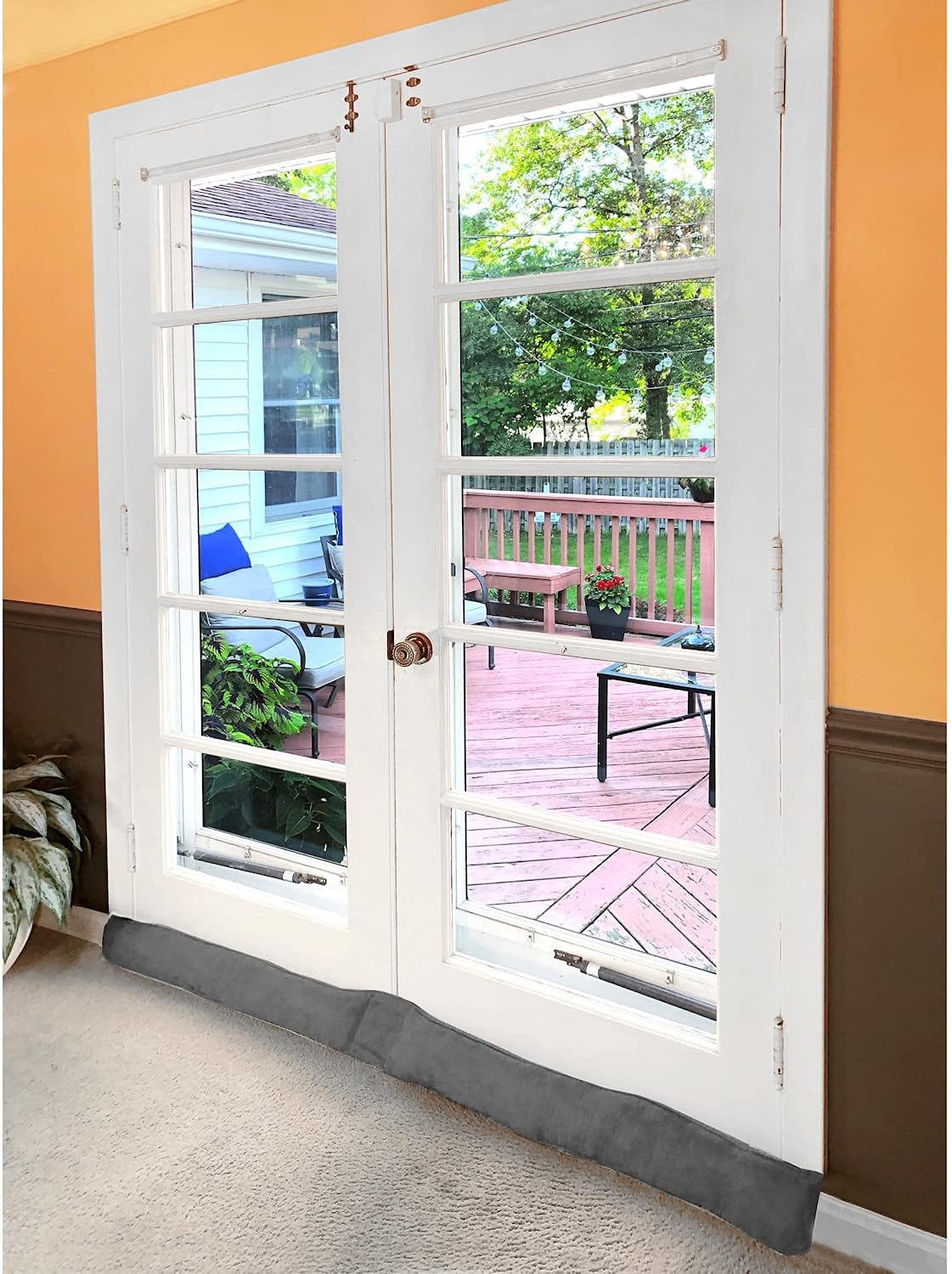HOME DISTRICT Sliding Door Draft Stopper Glass Door Draft