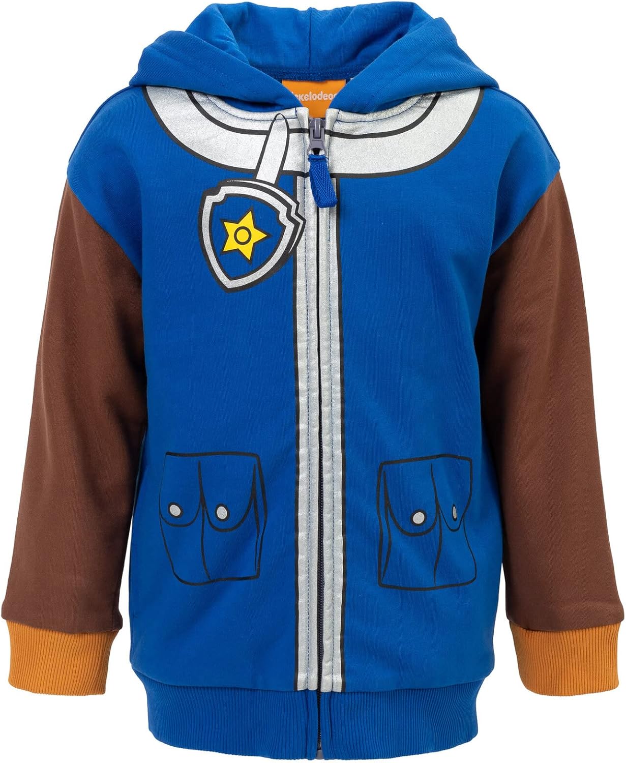 Paw Patrol Rubble Chase Skye Fleece Zip Up Pullover Hoodie Toddler to Little Kid - Image 6