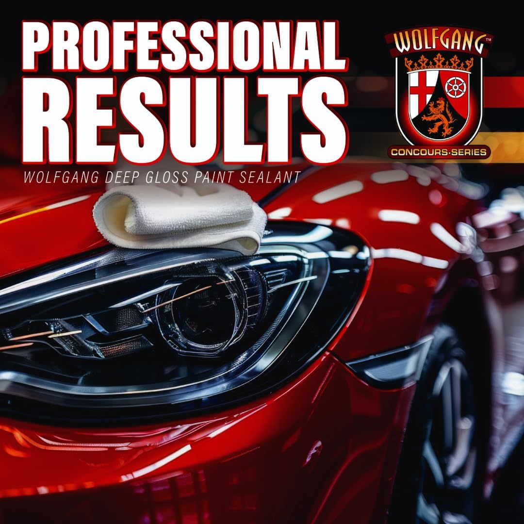 Wolfgang Deep Gloss Paint Sealant | High-Gloss Finish & Durable Protection | Hydrophobic Formula Repels Water & Contaminants | Easy Application for Long-Lasting Shine | WG-5500-FBA | 16 fl. oz.