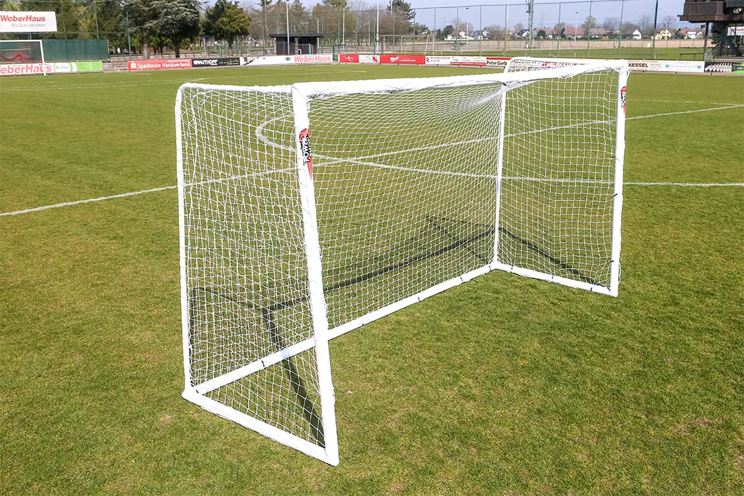 Portería de fútbol POWERSHOT ® Pro 5 x 2m PVC y Anti-UV. 2 AÑOS de garantía en la Estructura! Opciones