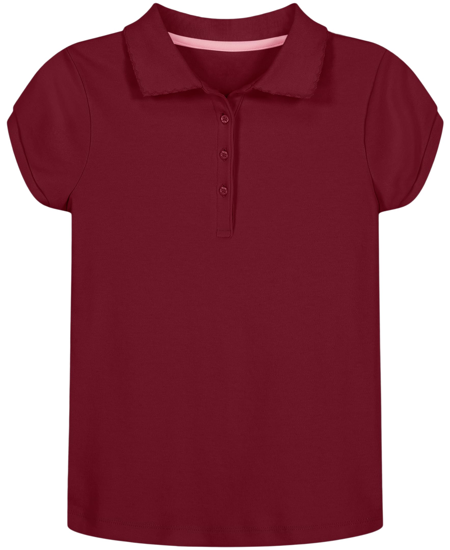 Nautica Girls School Uniform Short Sleeve Polo Shirt