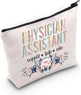 Physician Assistant Cosmetic Makeup Bag Physician Assistant Appreciation Gift Physician Assistant Support Help Care Floral Makeup Zipper Pouch Bag For School Student Graduation (PA Support Help)