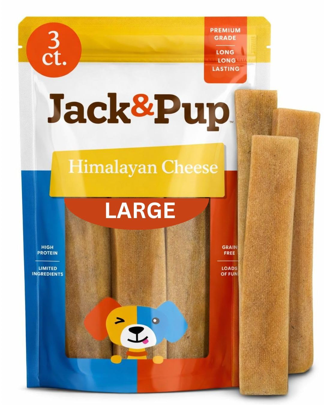 Jack&Pup Yak Cheese Himalayan Dog Chews