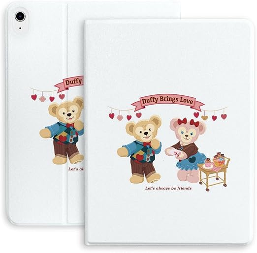 Amazon Co Jp ダッフィー シェリーメイ Ipad Air 4 ケース 10 9インチ カバー モデル 全面保護 耐衝撃 Danesi カバー Pencil 収納 高級pu 3つ折スタンド 保護カバー かわいい 薄型 ソフト キャラクター おしゃれ 人気 パソコン 周辺機器
