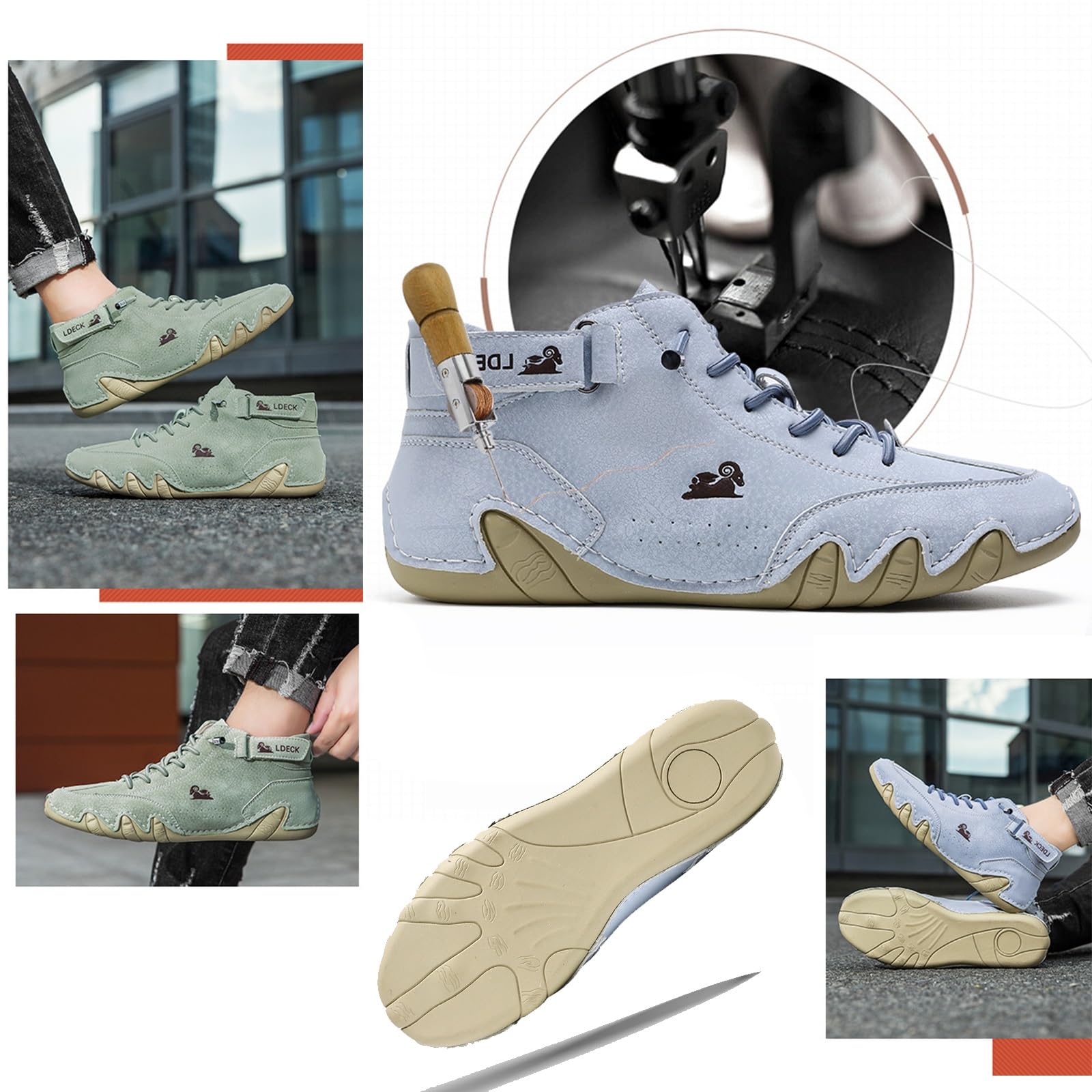 Chaussures orthopédiques imperméables et respirantes Vogldeck for hommes et femmes – Chaussures de pieds nus faites à la main, légères et décontractées, idéales for la randonnée(Noir,37 EU)
