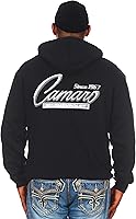 Vista 3 de JH DESIGN GROUP Sudaderas con capucha Chevy Camaro para hombre con cremallera y sin botones, 4 estilos