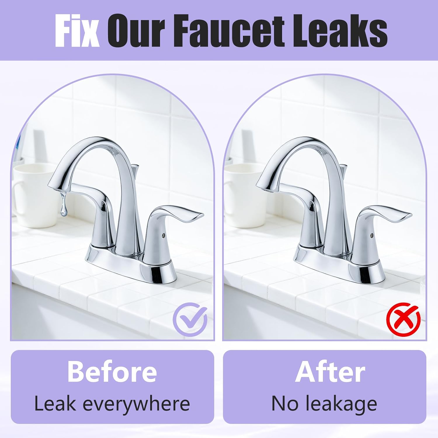 RP28603 Replacement Part for Delta Faucet 2 Pack | Easy to Install and Stop The Faucet from Leaking