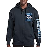 Junk Food Clothing x NFL - Tennessee Titans - MVP Zip Hoodie - Unisex Adult Full Zip Hooded Sweatshirt for Men and Women - Size Medium