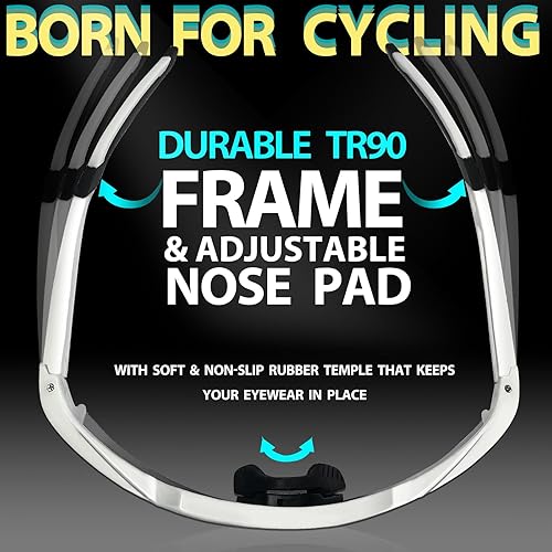 Miniatura 5 de VOZAPOW Polarized Sports Sunglasses for Men Women, Lightweight Running Sunglasses 4 Lenses for Baseball, Cycling, Driving