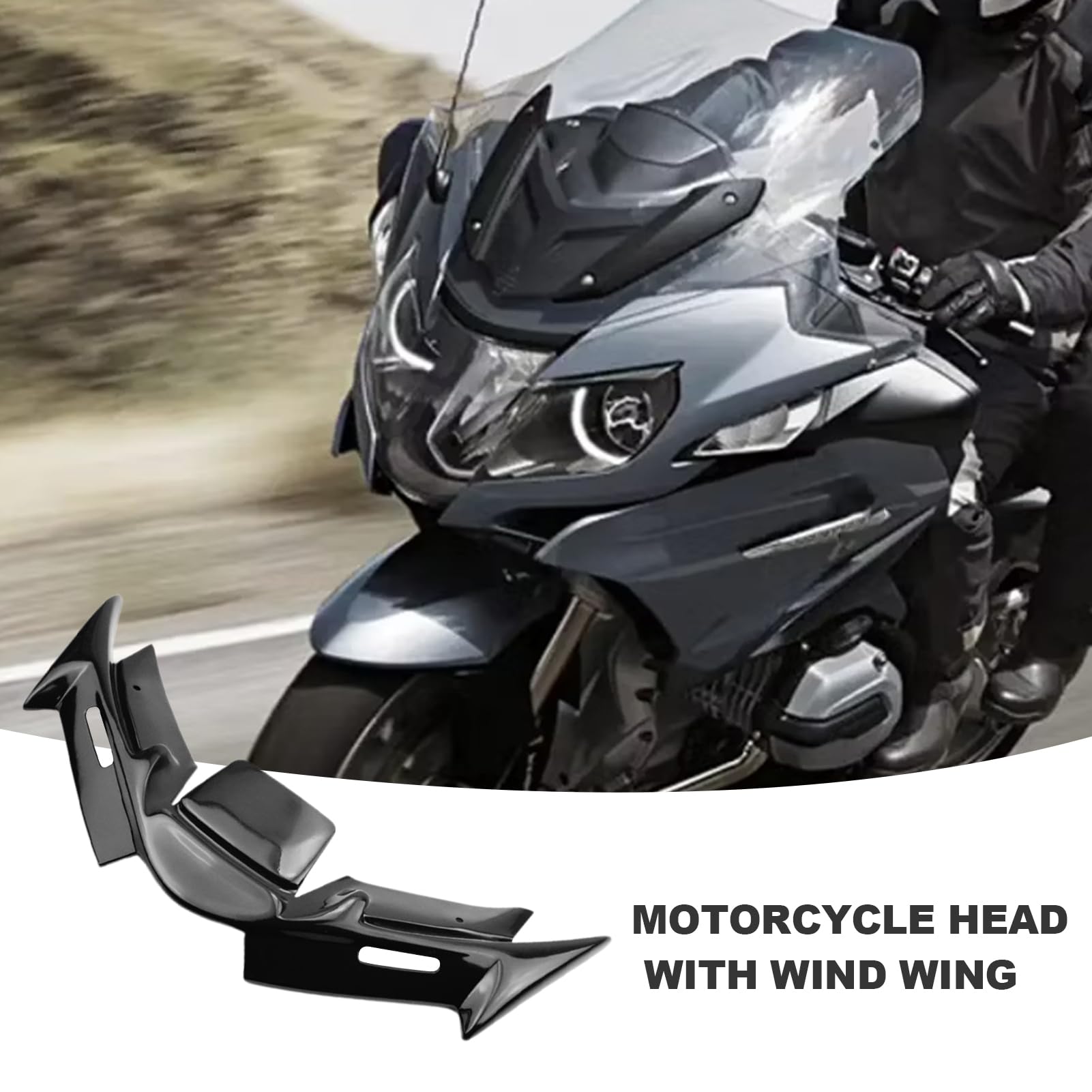 Paravento per moto, parafango fisso, spoiler anteriore per moto, la scelta ideale per i ciclisti che cercano di ottimizzare la maneggevolezza e l'aspetto della propria moto.