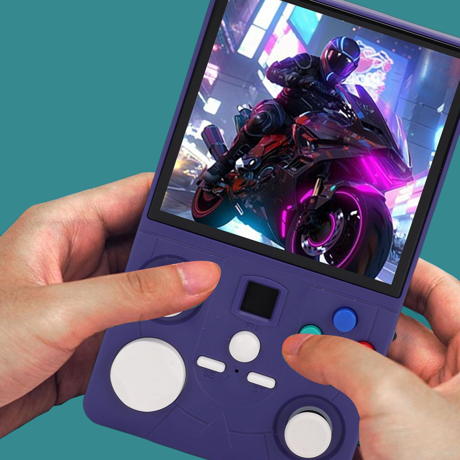 Console di Gioco Portatile WiFi con Doppio Joystick, Schermo HD da 4 Pollici per Supporto Multiplayer Online, Batteria Ricaricabile (#9)