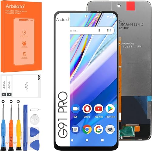 Pantalla para BLU G91 Pro Reemplazo de pantalla para G91 Pro Pantalla LCD G0530WW Pantalla táctil Digitalizador Asamblea Piezas de reparación (negro