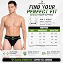 PLAYFITZ Defender PRO Men's Gym Underwear – Athletic Supporter Jockstrap for Cricket, Running Quick Dry, Moisture Wicking, Cotton, Stretchable Workout Innerwear (Size XL) gallery image