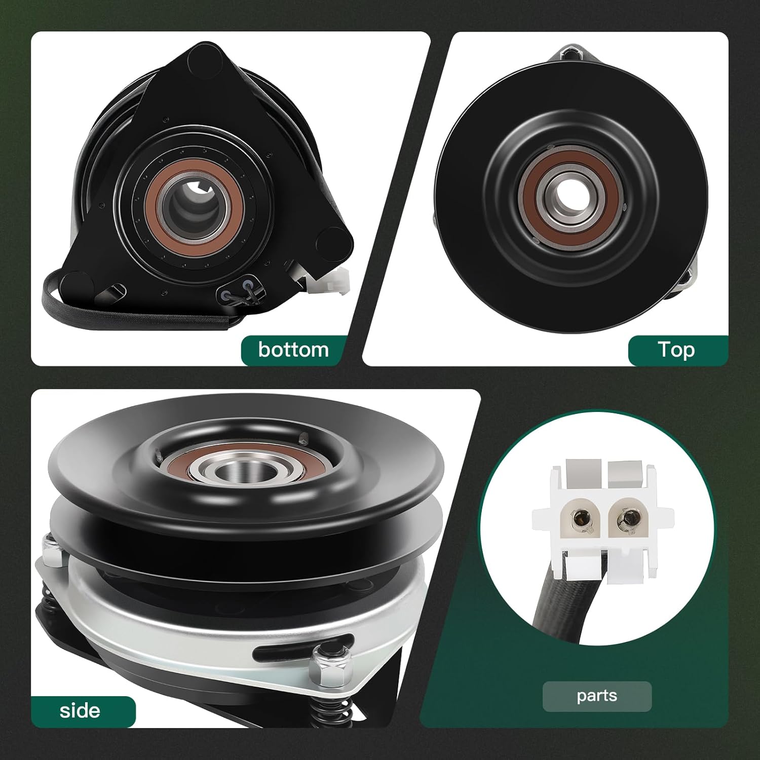 PTO Clutch Replacement for Ogura: GT1A-EH01 53462700, for Ferris: 5100417, for Dixie Chopper: 500144, for Husqvarna AYP Craftsman Jonsered 174605 179335 532414737 532179355 Mower Clutch