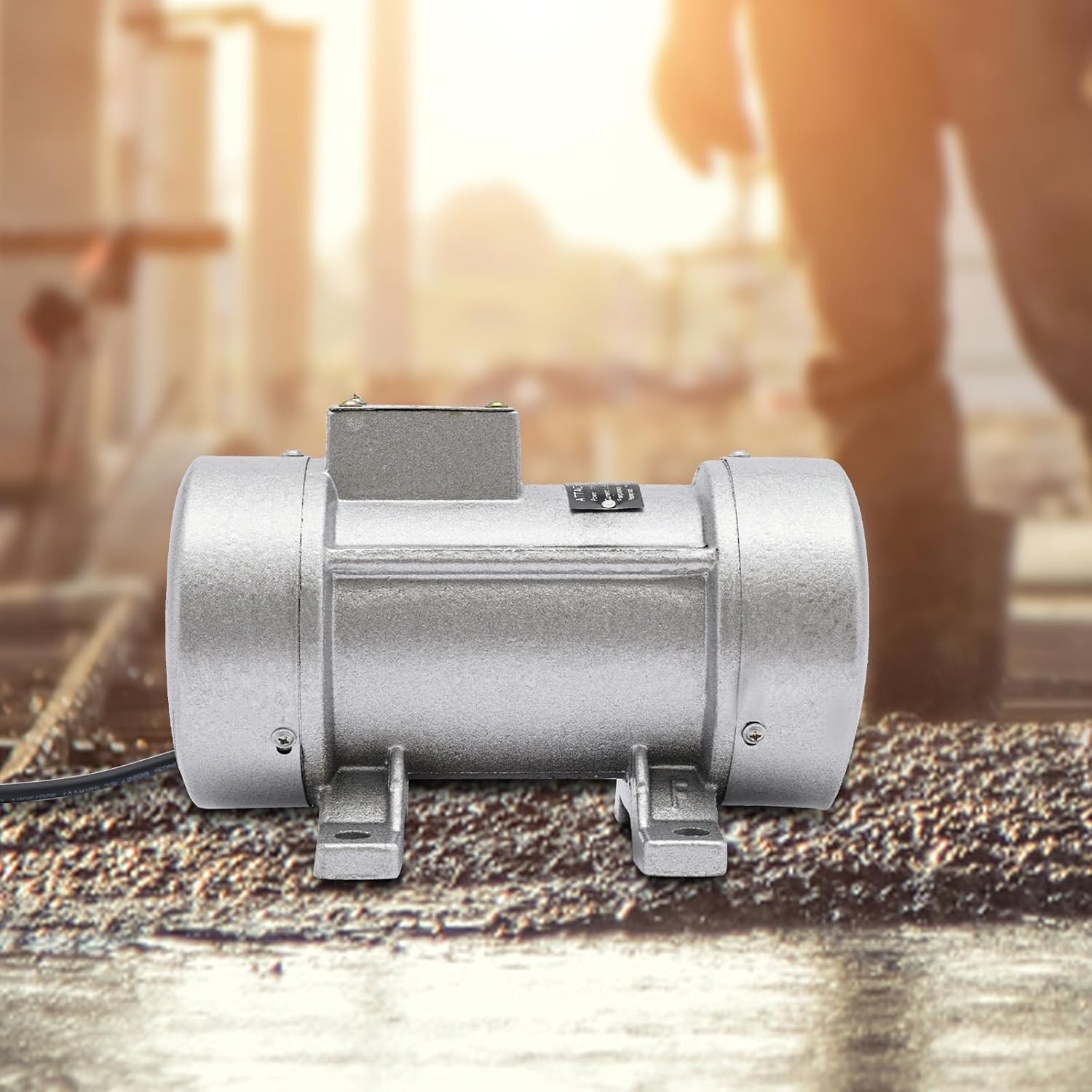 550W Concrete Vibrator Motor, 300kgf/700lbs 2840 r/min Concrete Vibrator Motor for Concrete Vibrating Table, Portable Concrete Vibrator Motor for Electric Power, Construction, Industries