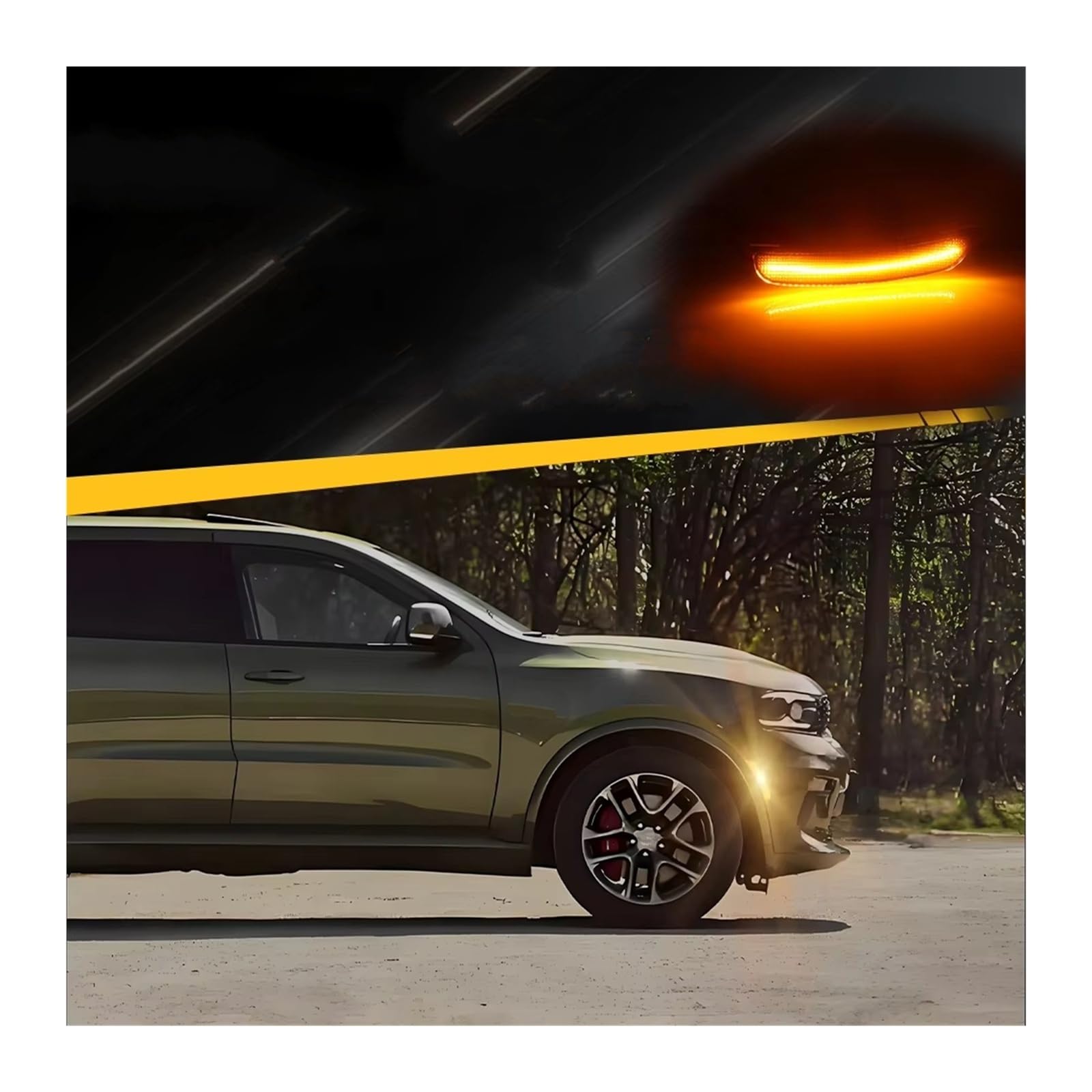 Indicatore Laterale Per Dodge Per Durango 2021 2022 2023 2024 2025 2 Pezzi Indicatore Di Direzione Con LED 68476818AA 68476819AA Indicatore Direzione Auto