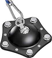 Vista 10 de Estaca de amarre para perros para acampar al aire libre, carrera para perros giratoria de 360°, sin enredos, estacas pesadas para perros