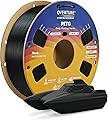 OVERTURE PETG Filament 1.75mm, High Speed 3D Printer Filament, Neatly Wound & Clog-Free, 1kg Spool (2.2lbs) Rapid PETG, Dimensional Accuracy +/- 0.02mm, Fit Most FDM Printers (Black (1-Pack))