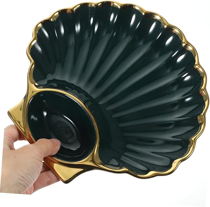 Plato para Dumplings con Salsero Forma de Concha 1 Pieza miniatura 6