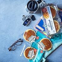 Vista 7 de bakerly ¡Panqueques franceses para llevar! Sin OMG, sin sabores ni colores artificiales, 1.23 onzas (paquete de 48 panqueques para llevar)