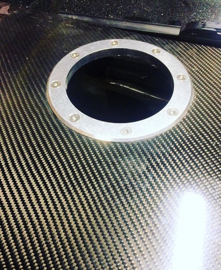 ICT Billet 5" Inch Exhaust Pipe Fender Exit Bezel Turbo