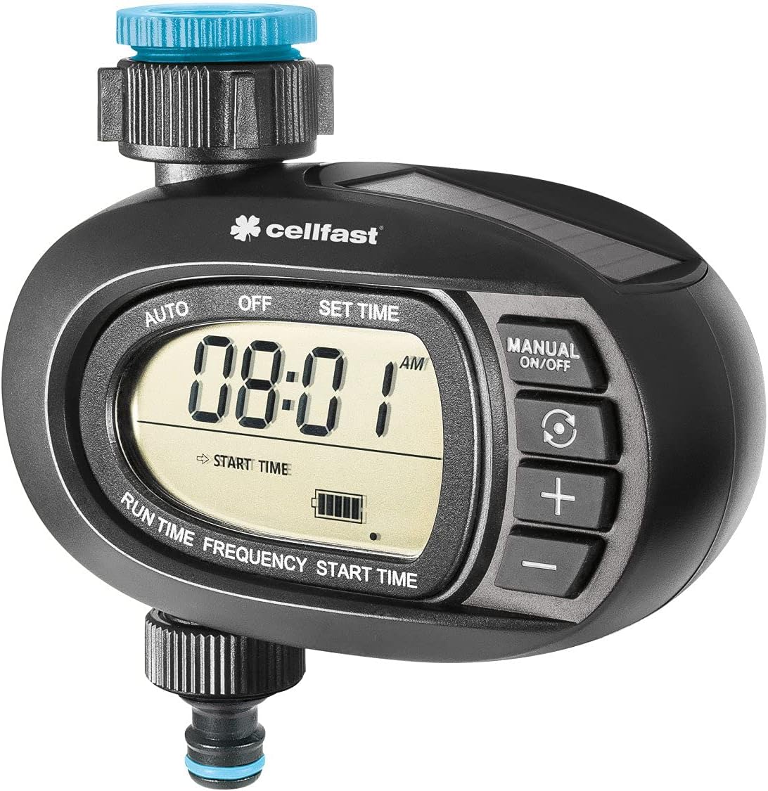 Cellfast Solar Irrigation Controller ERGO Automatic and Manual Working